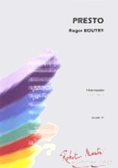 Musiknoten Presto a la maniere de, Roger Boutry