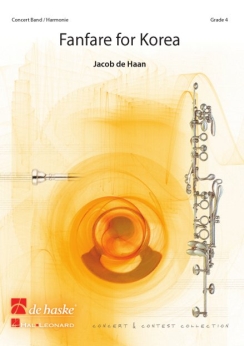 Musiknoten Fanfare for Korea, Jacob de Haan