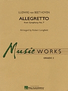 Musiknoten Allegretto (from Symphony No. 7), Beethoven/Robert Longfield
