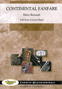 Musiknoten Continental Fanfare, Harry Richards