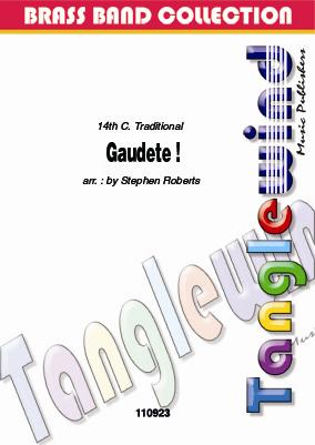 Musiknoten Gaudete, Traditional/Roberts - Brass Band