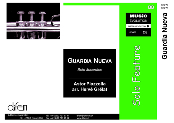 Musiknoten Guardia Nueva, Accordéon & Brass Band, Piazzolla/Grélat
