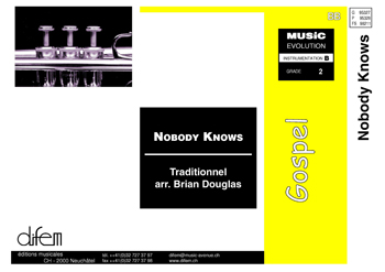 Musiknoten Nobody Knows, Traditional/Douglas - Brass Band