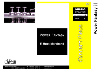 Musiknoten Power Fantasy, Huot - Marchand - Brass Band