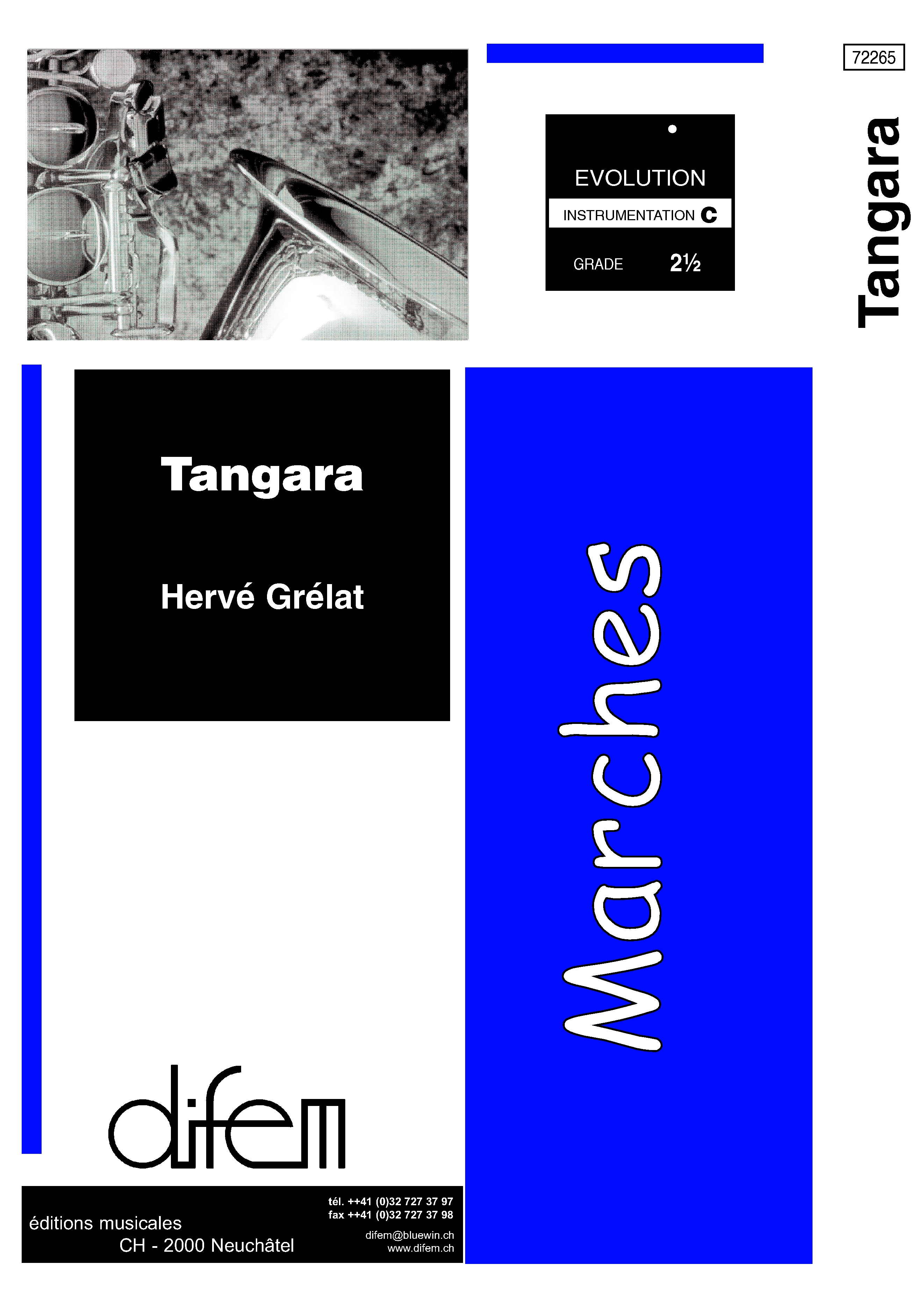 Musiknoten Tangara, Grélat