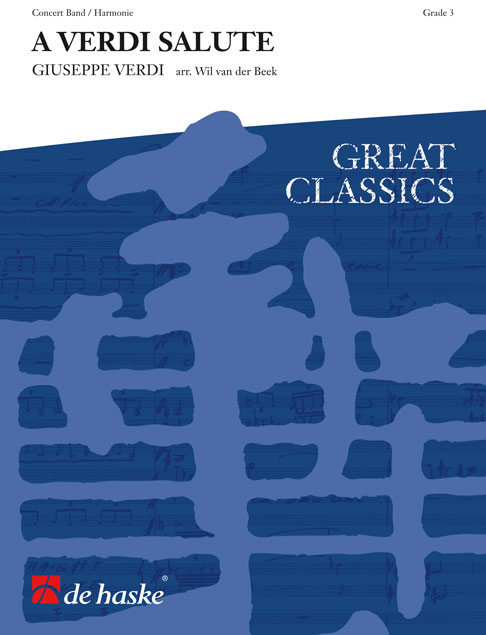 Musiknoten A Verdi Salute, Giuseppe Verdi/Wil van der Beek