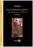Musiknoten Das Liebesverbot, Richard Wagner /Giancarlo Gazzani