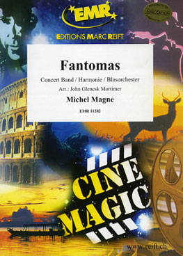Musiknoten Fantomas, Michel Magne/Mortimer