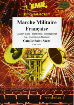 Musiknoten Marche Militaire Française, Camille Saint-Saëns