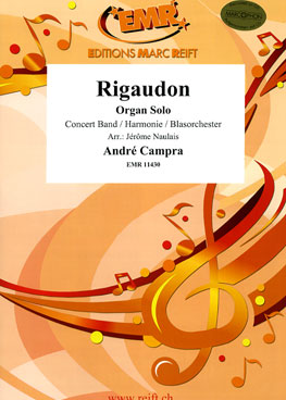 Musiknoten Rigaudon (Organ Solo), Andre Campra/Jerome Naulais