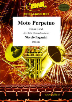 Musiknoten Moto Perpetuo, Niccolò Paganini - Brass Band