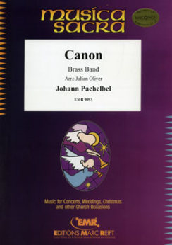 Musiknoten Canon, Johann Pachelbel - Brass Band