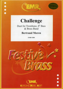 Musiknoten Challenge (Duet for Trb, Eb Bass), Bertrand Moren - Brass Band