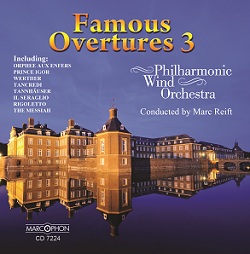 Musiknoten Famous Overtures 3 - CD
