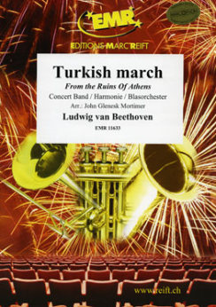Musiknoten Turkish March, Ludwig van Beethoven/John Glenesk Mortimer