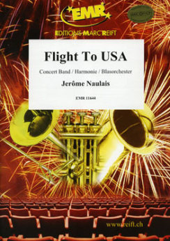 Musiknoten Flight To USA, Jérôme Naulais