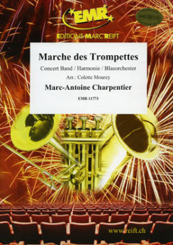 Musiknoten Marche des Trompettes, M.A. Charpentier