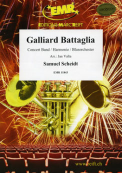 Musiknoten Galliard Battaglia, Samuel Scheidt