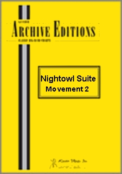 Musiknoten Nightowl Suite, Movement 2 (3 a.m. - Lonely City), Tomaro