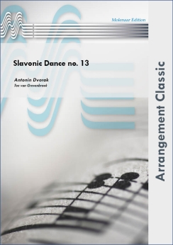 Musiknoten Slavonic Dance no. 13, Antonin Dvorák /Ton van Grevenbroek