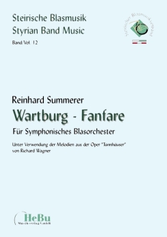 Musiknoten Wartburg-Fanfare, Reinhard Summerer