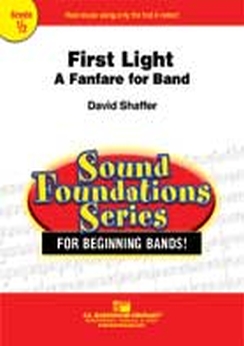 Musiknoten First Light, David Shaffer