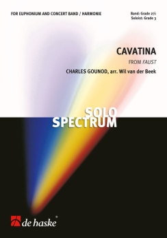 Musiknoten Cavatina für Euphonium und Blasorchester, Charles Francois Gounod/Wil van der Beek