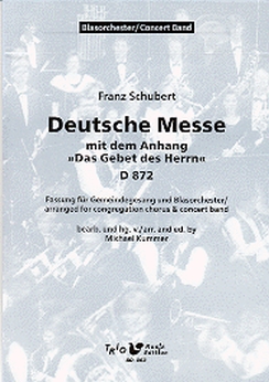 Musiknoten Deutsche Messe D 872 (Gemeindegesang), Franz Schubert /Michael Kummer