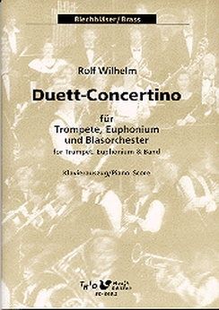 Musiknoten Duett-Concertino für Trompete, Euphonium, Rolf Alexander Wilhelm 