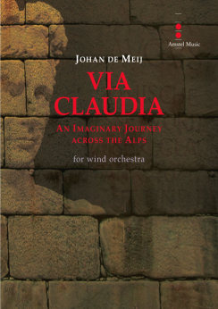 Musiknoten Via Claudia, Johan de Meij