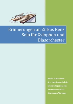 Musiknoten Erinnerungen an Zirkus Renz, C. Peter/Uwe Krause-Lehnitz