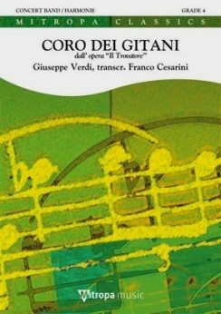 Musiknoten Coro dei Gitani, Giuseppe Verdi /Franco Cesarini