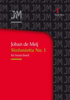 Musiknoten Sinfonietta no. 1, Johan de Meij - Brass Band