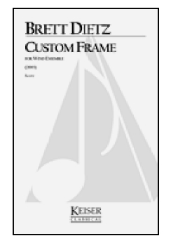 Musiknoten Custom Frame