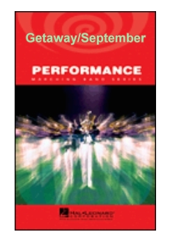 Musiknoten Getaway/September, Paul Murtha