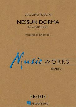 Musiknoten Nessun Dorma, Giacomo Puccini /Jay Bocook