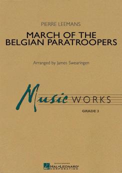 Musiknoten March of the Belgian Paratroopers, Pieter Leemans /James Swearingen