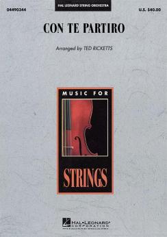 Musiknoten Con te Partiro, Andrea Bocelli /Ted Ricketts
