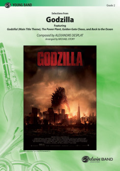Musiknoten Godzilla,  Selections from, Alexandre Desplat/Michael Story
