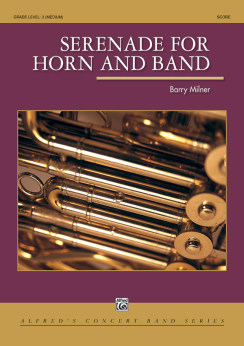 Musiknoten Serenade for Horn and Band, Barry Milner