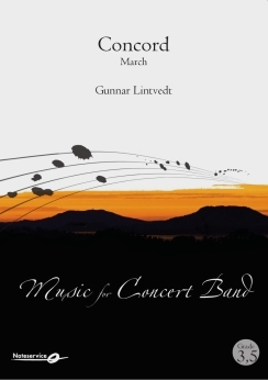 Musiknoten Concord March, Gunnar Lintvedt
