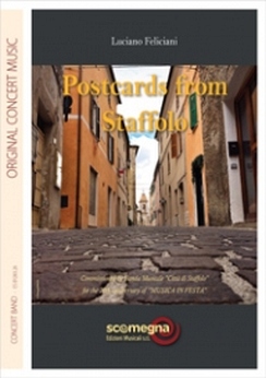 Musiknoten Postcards From Staffolo, Luciano Feliciani