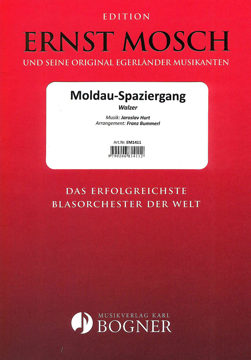 Musiknoten Moldau Spaziergang, Jaroslav Hurt/Franz Bummerl