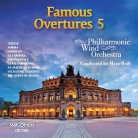 Blasmusik CD Famous Overtures 5 - CD