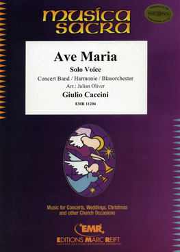 Musiknoten Ave Maria, Giulio Caccini/  Julian Oliver