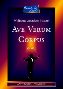 Musiknoten Ave Verum Corpus KV 618, Wolfgang Amadeus Mozart / Achim Graf u.a.