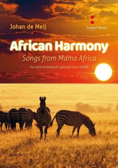 Musiknoten African Harmony, Johan de Meij - Blasorchester und Chor