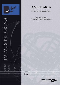 Musiknoten Ave Maria, Bach-Gounod/ Bjørn Mellemberg