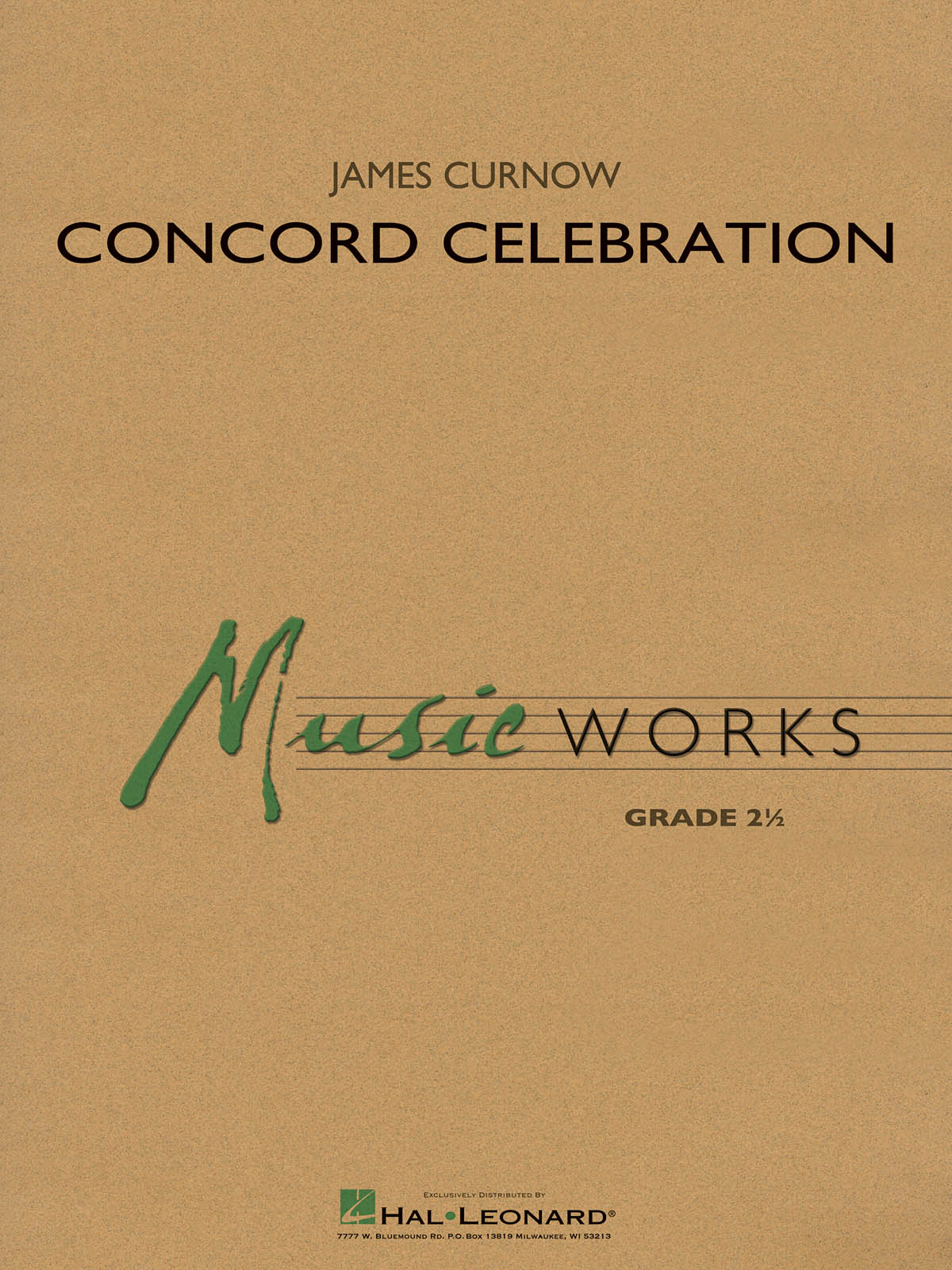 Musiknoten Concord Celebration, James Curnow
