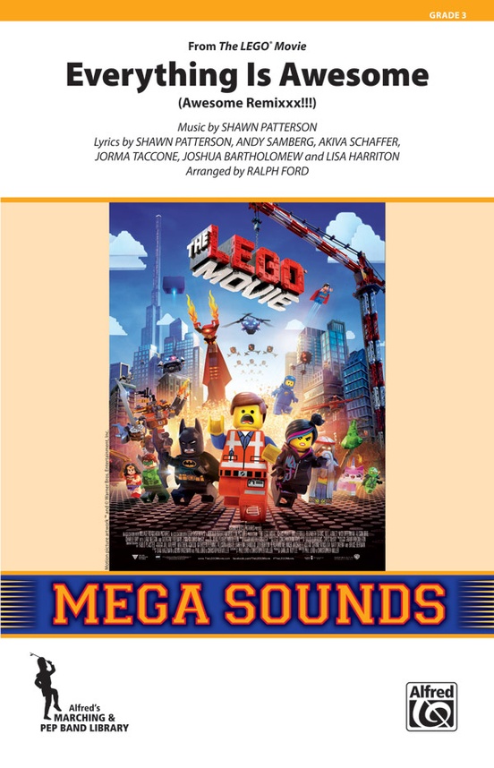 Musiknoten Everything Is Awesome (from The LEGO® Movie), Shawn Patterson/Ralph Ford